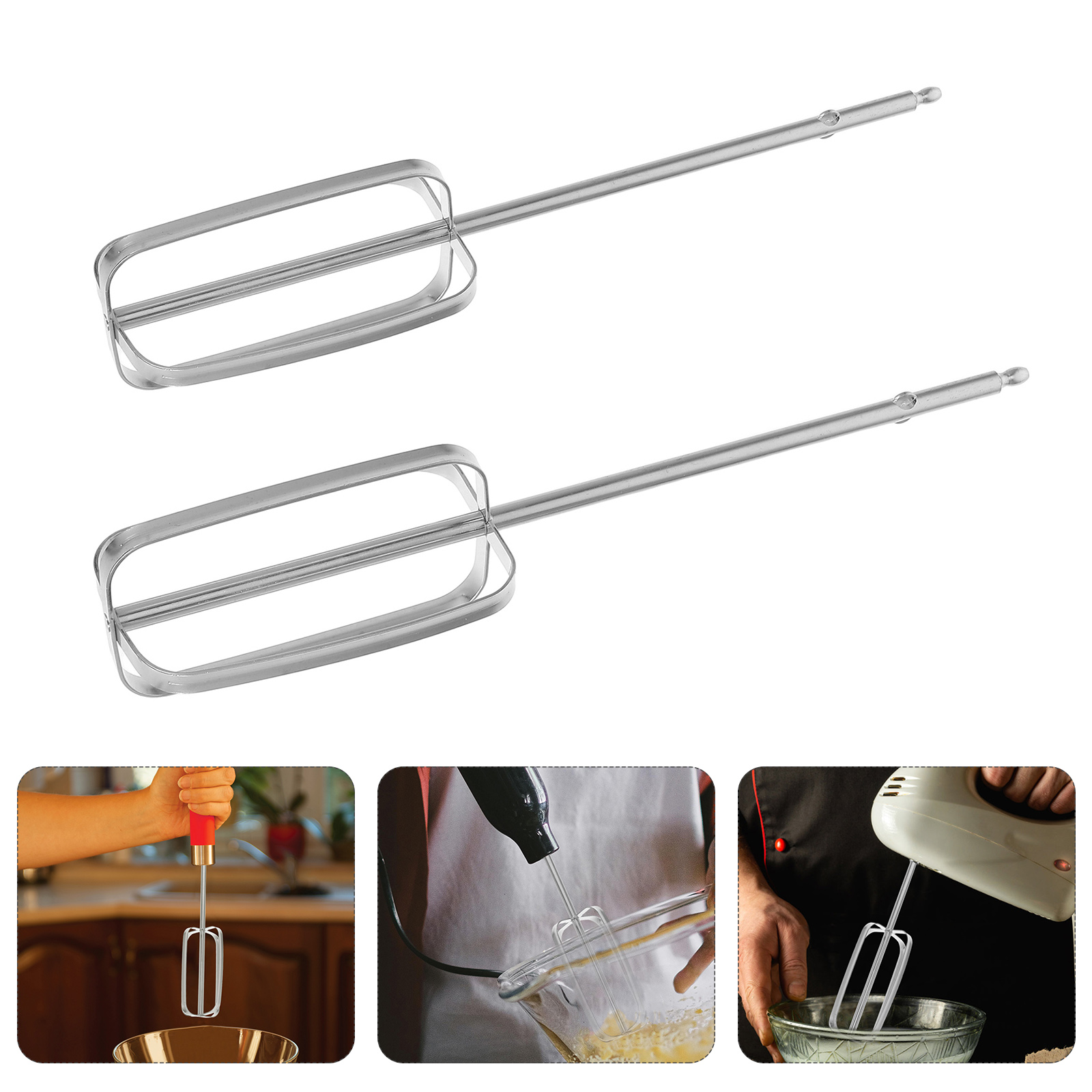 Kitchen Appliances Sales - 2 Pcs Stainless Steel Hand Mixer
