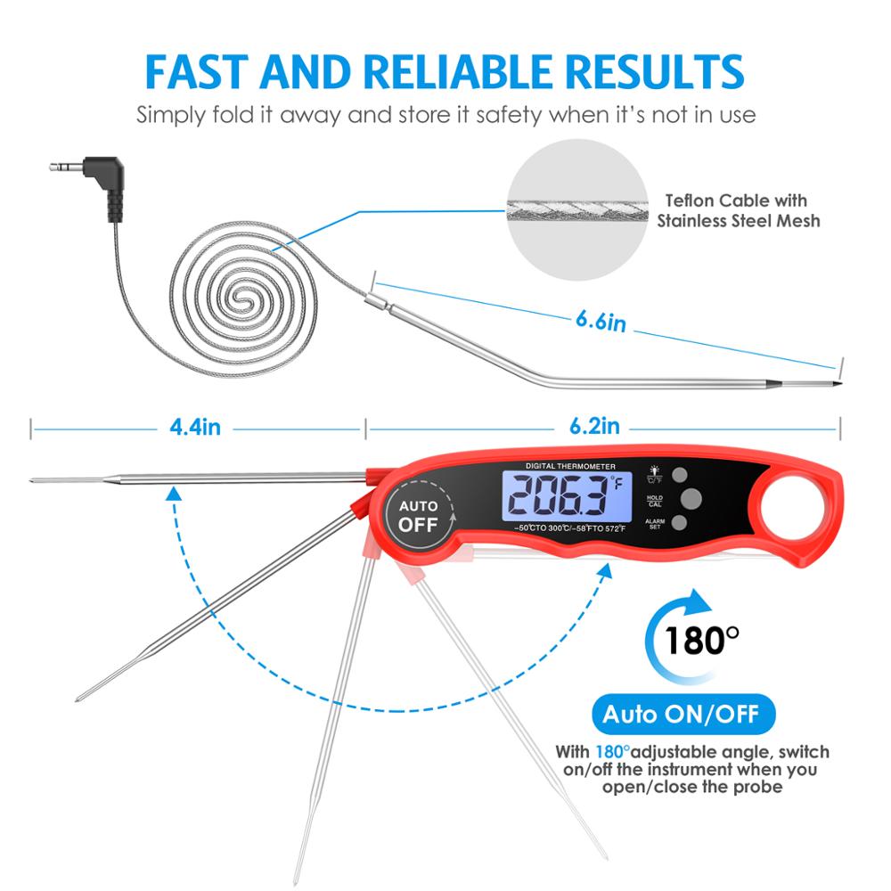 ORIA Food Thermometer Digital  - Kitchen Appliances Online 评论和价格