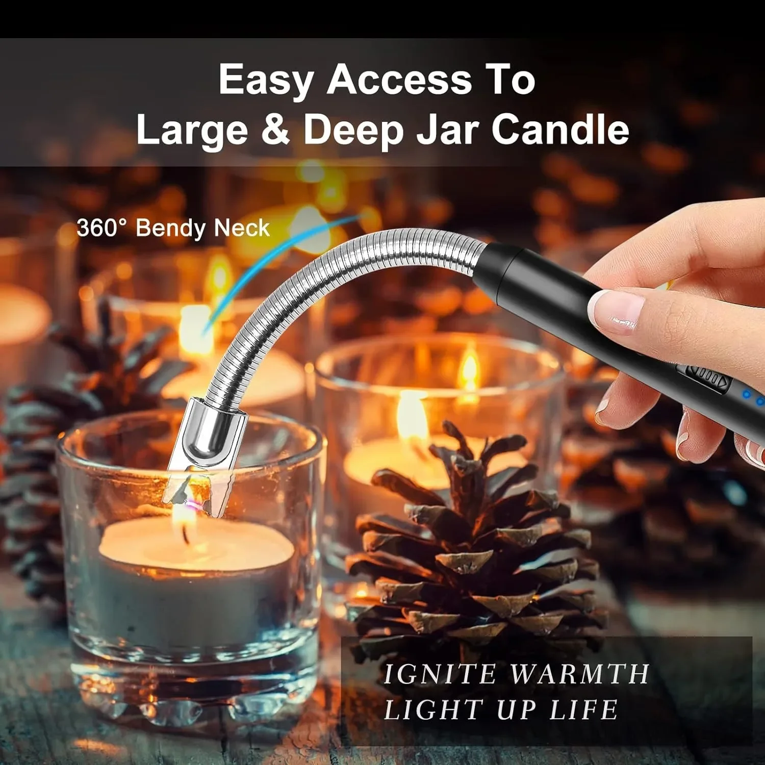 3pcs Rechargeable Electric Lig - Electric Smoker Bbq 评论和价格