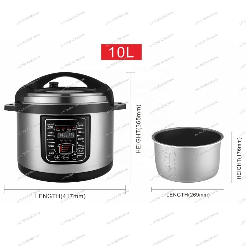 10L Stainless Steel Electric P - Instant Pot Pressure Cooker 评论和价格
