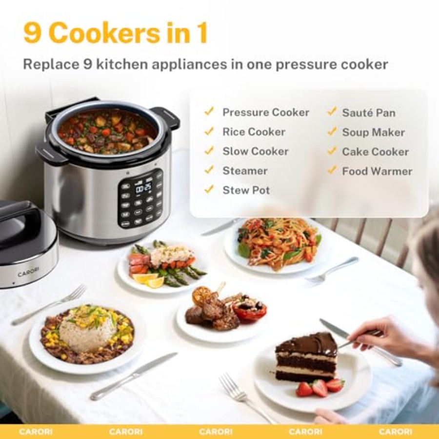9-in-1 Electric Pressure Cooke - Instant Pot Pressure Cooker 评论和价格