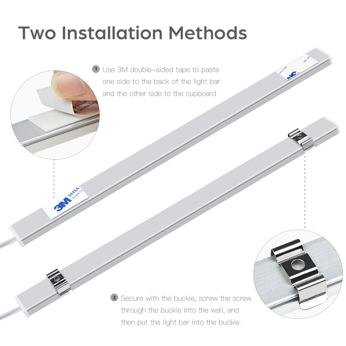 1-6pcs Kitchen LED Under Cabin - Kitchen Appliances Online 评论和价格