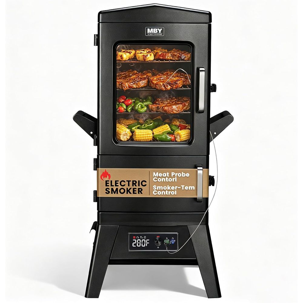 Large Capacity BBQ Electric Sm - Electric Smoker Bbq 评论和价格