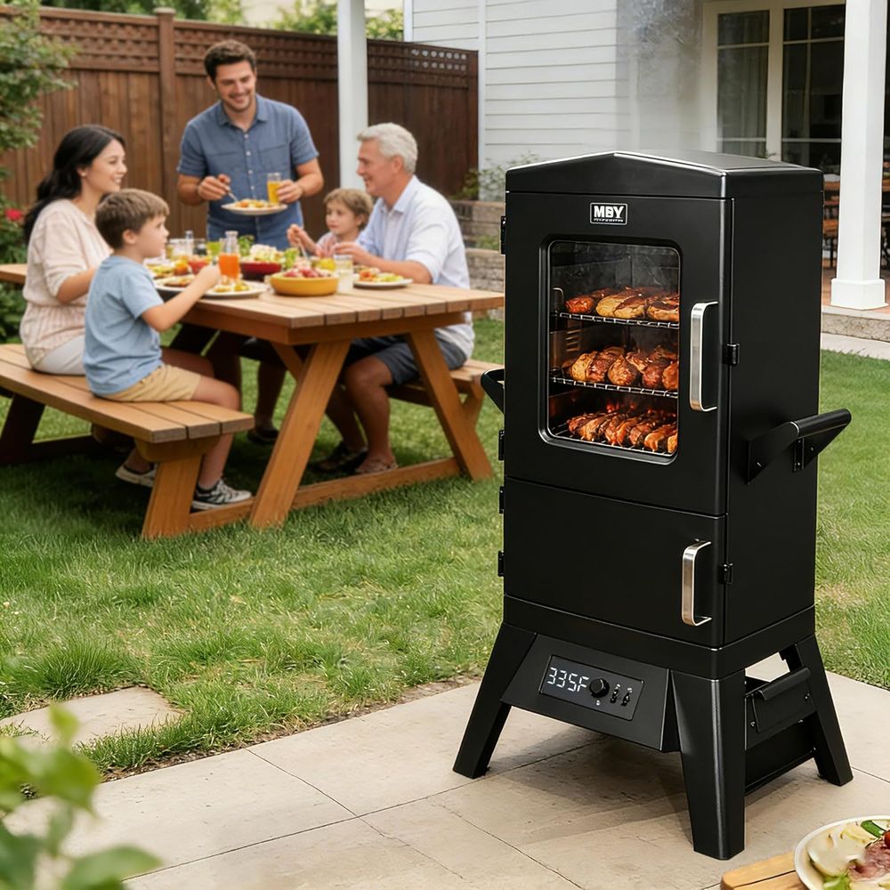 Large Capacity BBQ Electric Sm - Electric Smoker Bbq 评论和价格