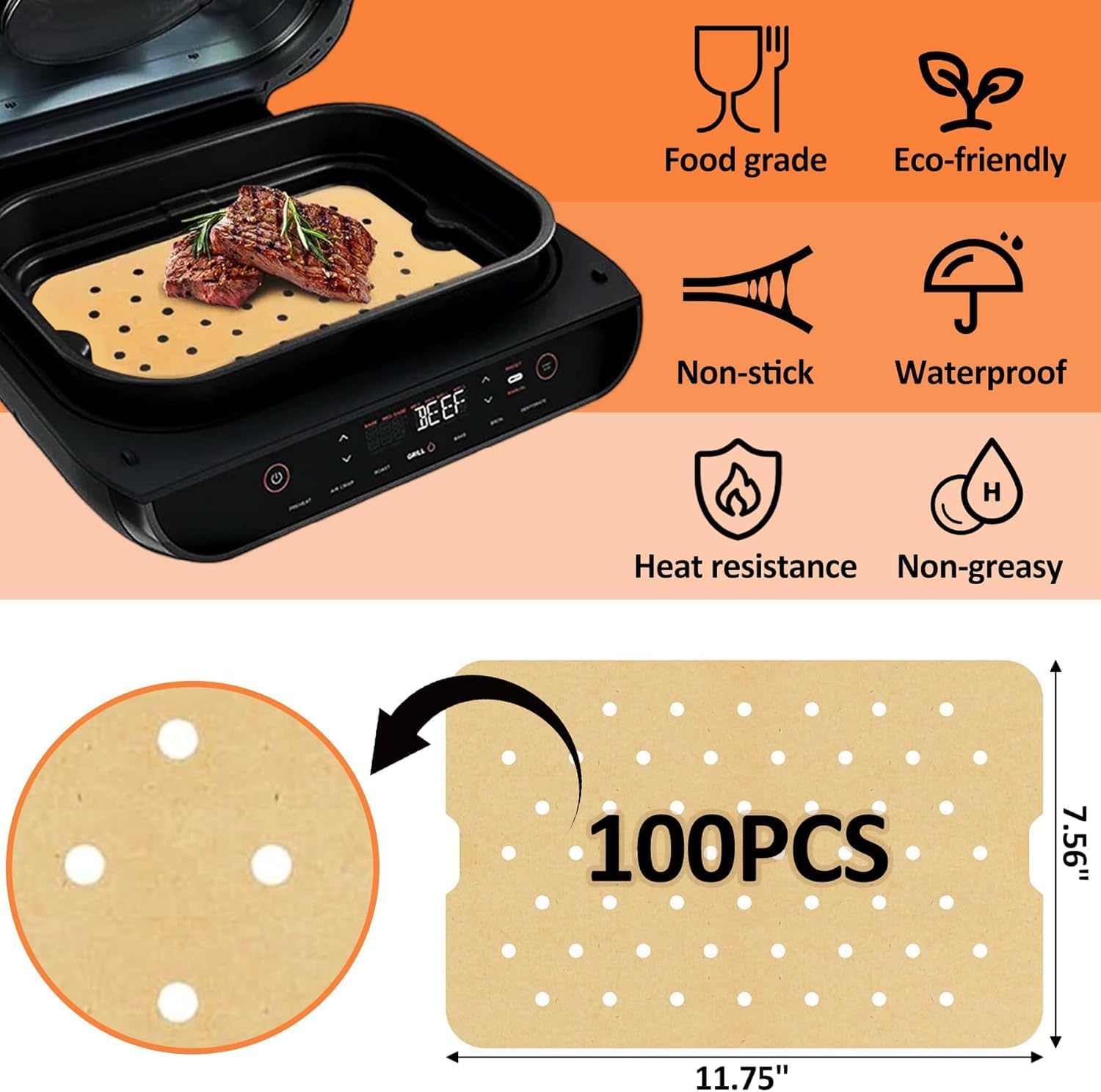 Air Fryer Parchment Paper for  - Kitchen Appliances Ninja 评论和价格