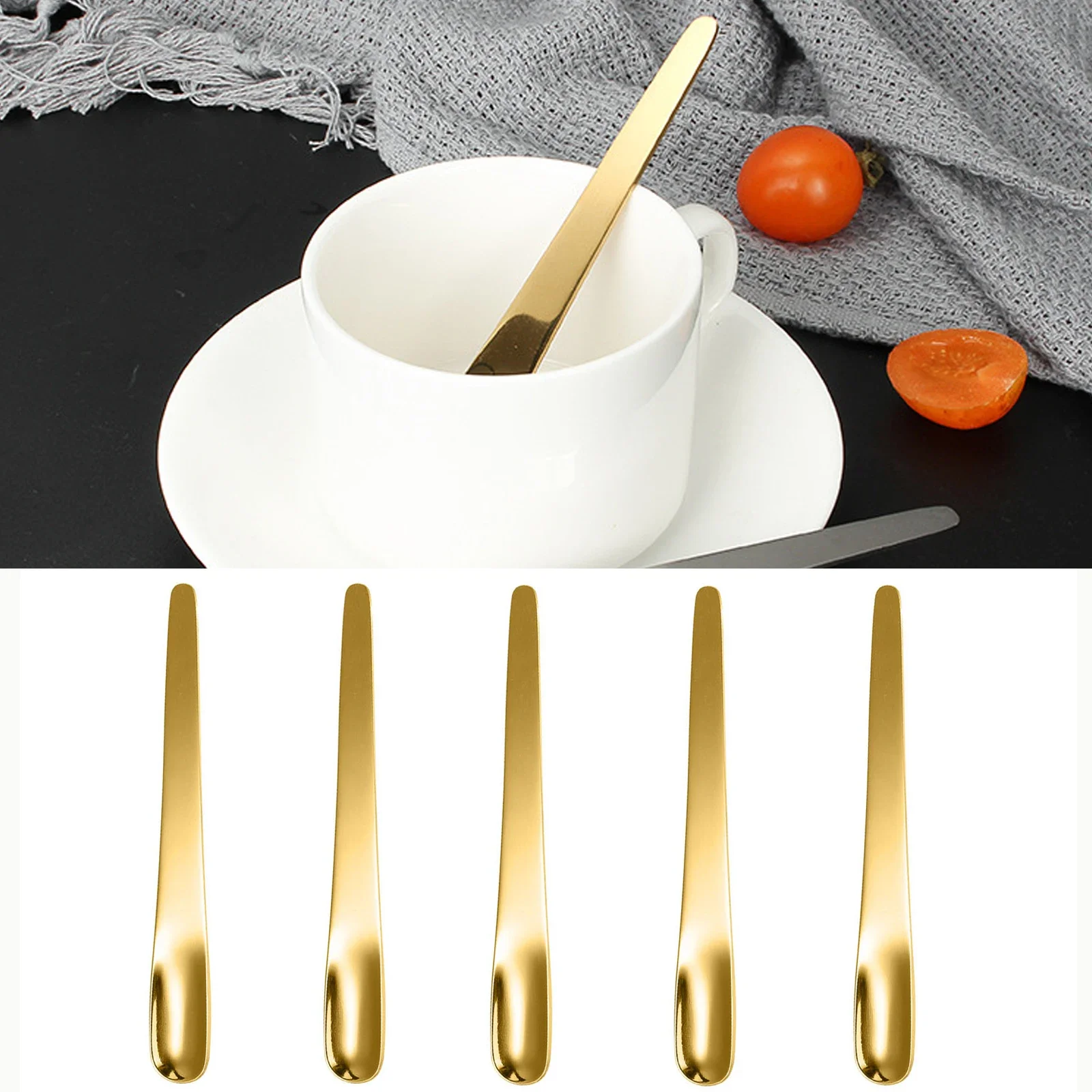 5PCS Coffee Spoon Stainless St - Kitchen Appliances Sales 评论和价格