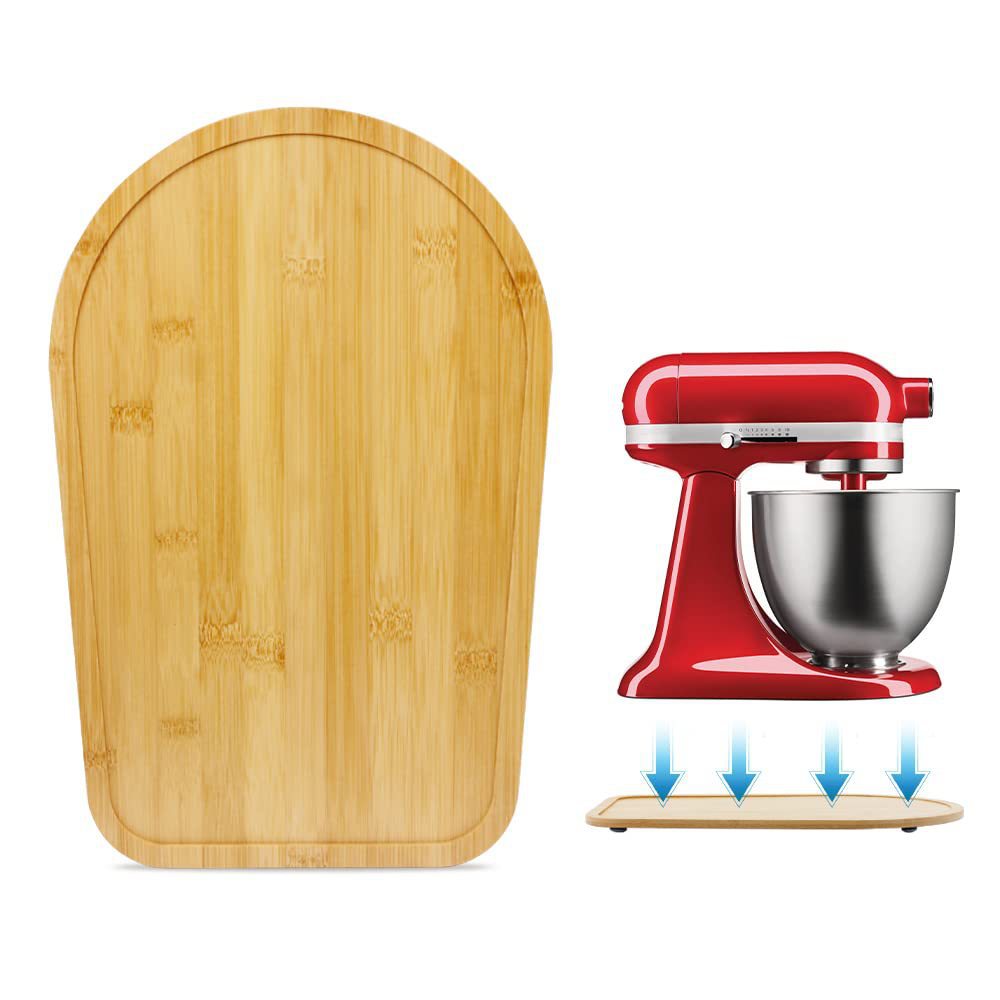Bamboo Stand‑Mixer Slider Tray - Kitchen Appliances Countertop 评论和价格