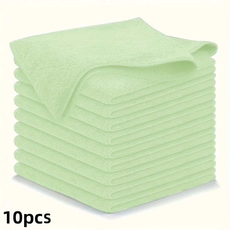 1-50Pcs Light Green Microfiber - Kitchen Appliances Countertop 评论和价格