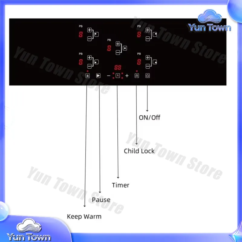 5 Burner Electric Stove for Bu - Kitchen Appliances Price 评论和价格