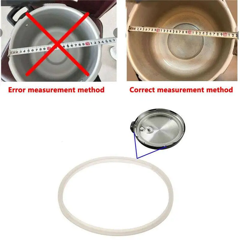 18-32cm Clear Silicone Pressur - Instant Pot Pressure Cooker 评论和价格