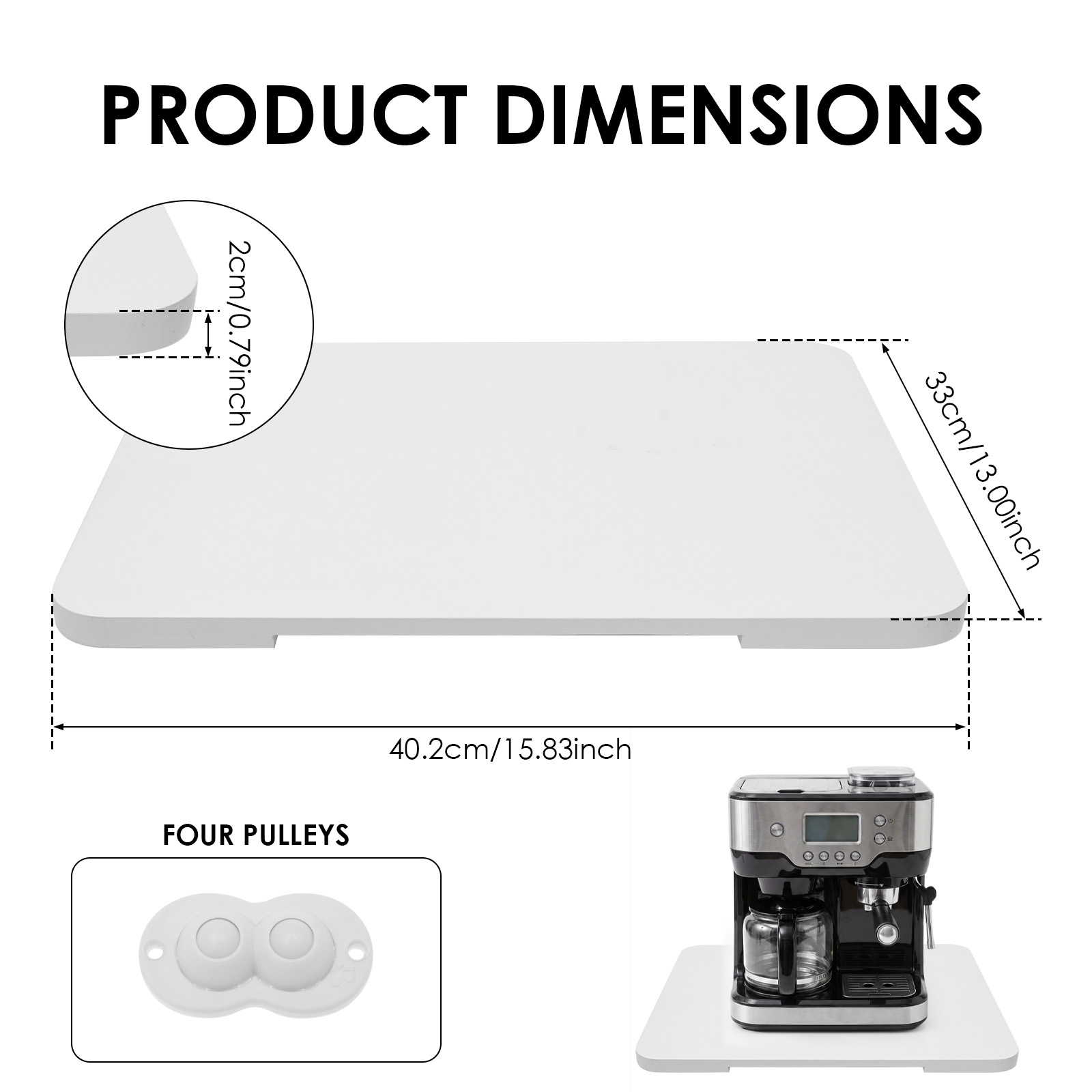 Kitchen Appliance Sliding Tray - Kitchen Appliances Countertop 评论和价格