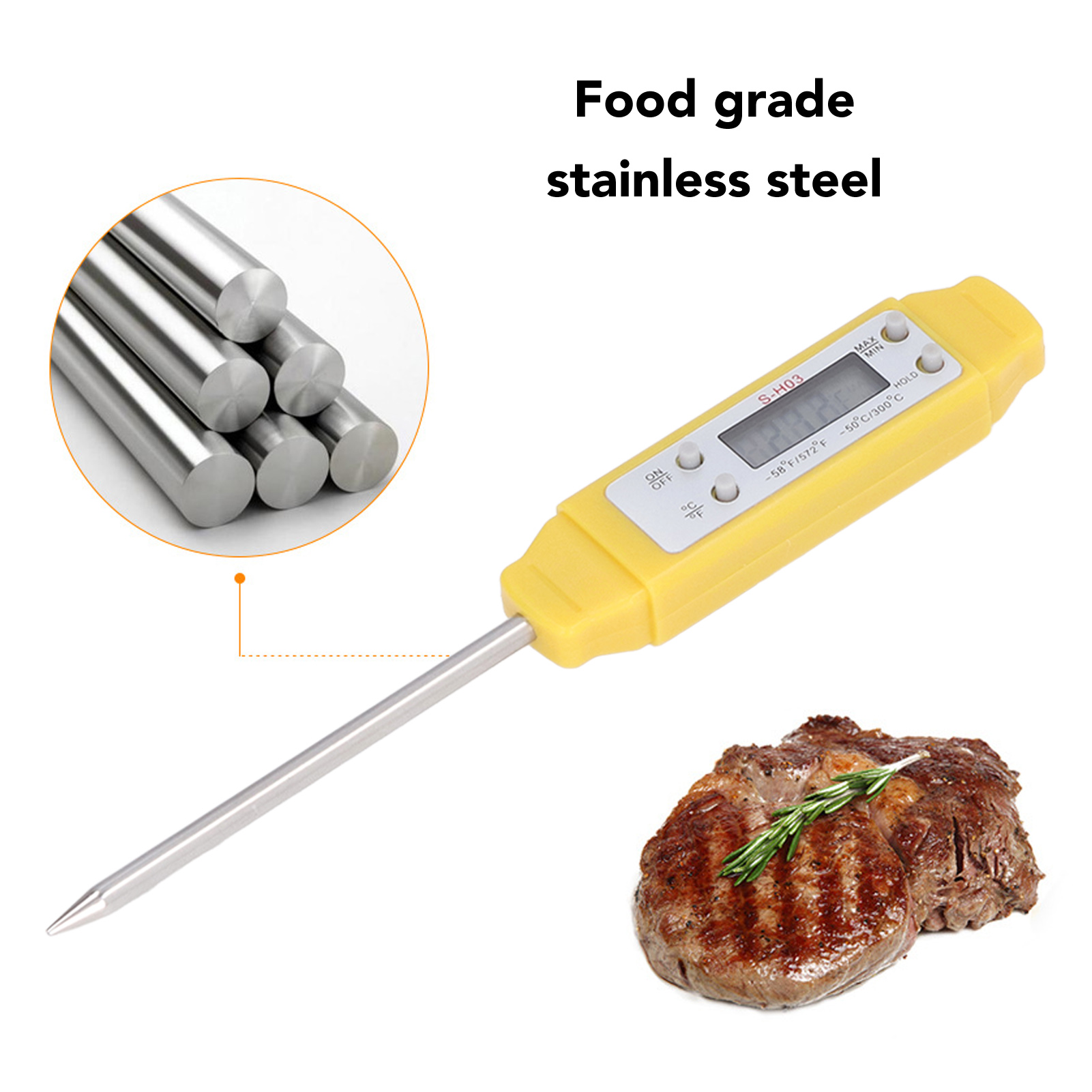 Digital Food Thermometer Autom - Kitchen Appliances Online 评论和价格
